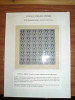 Lincoln College 1d second printing mint sheet